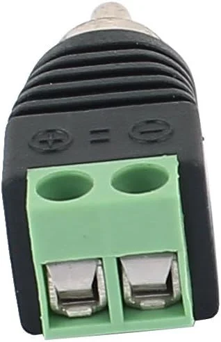 Aexit 100 عدد ترمینال پیچی کواکسیال Cat5 Cat6 به کانکتور جک نری RCA صوتی و تصویری