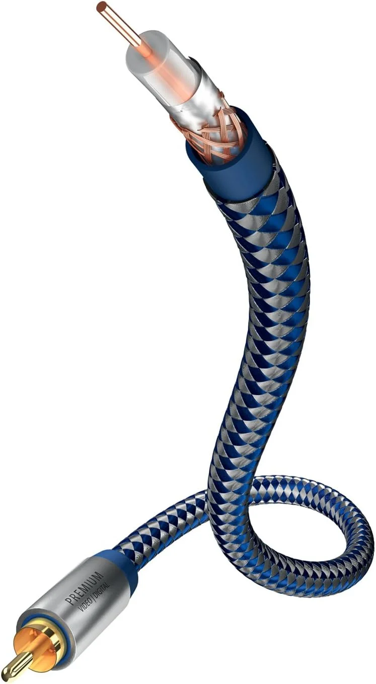 کابل کواکسیال دیجیتال صوتی این-آکوستیک پریمیوم II طول 1 متر