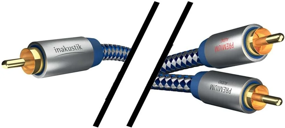 کابل ساب ووفر صوتی In-akustik Premium II طول 2 متر کابل ساب ووفر صوتی In-akustik Premium II طول 2 متر