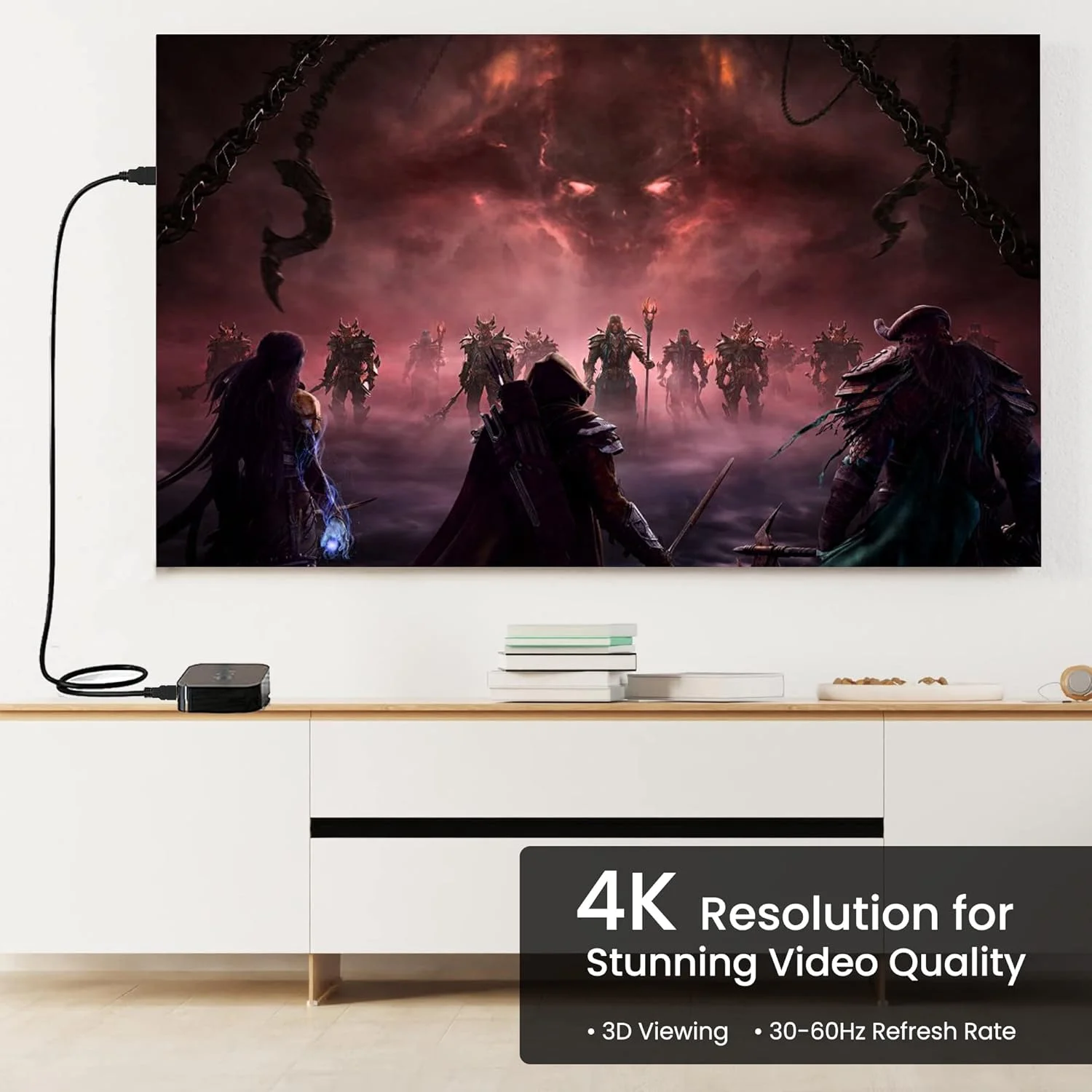 کابل HDMI پرسرعت 1.5 متری Ambrane با پشتیبانی از 3D، 4K، ARC و CEC، کانکتورهای روکش طلا، سازگار با تلویزیون، ست تاپ باکس، Blu-ray و کنسول های بازی (Ahdms-15 مشکی) کابل HDMI پرسرعت 1.5 متری Ambrane با پشتیبانی از 3D، 4K، ARC و CEC، کانکتورهای روکش طلا، سازگار با تلویزیون، ست تاپ باکس، Blu-ray و کنسول های بازی (Ahdms-15 مشکی)