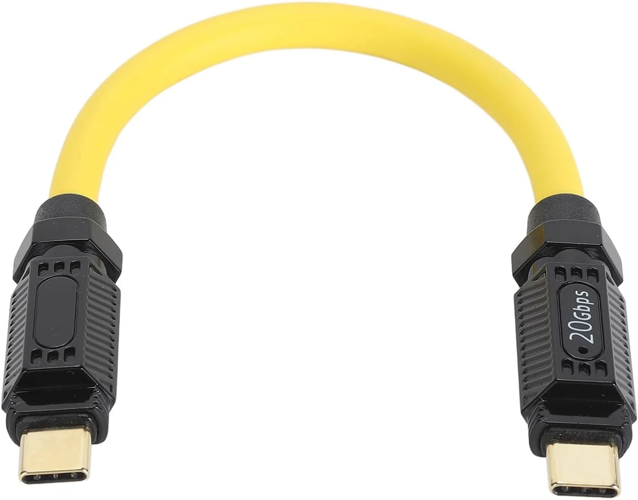 کابل توسعه Type C Annadue، انتقال داده 20 گیگابیت بر ثانیه، انتقال صدا و تصویر 8K 60 هرتز، شارژ سریع PD Type C USB C نر به ماده (نر به نر، کابل مستقیم 0.2 متر)