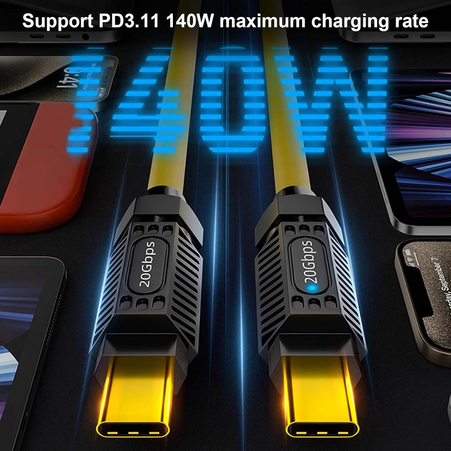 کابل توسعه Type C Annadue، انتقال داده 20 گیگابیت بر ثانیه، انتقال صدا و تصویر 8K 60 هرتز، شارژ سریع PD Type C USB C نر به ماده (نر به نر، کابل مستقیم 0.2 متر) کابل توسعه Type C Annadue، انتقال داده 20 گیگابیت بر ثانیه، انتقال صدا و تصویر 8K 60 هرتز، شارژ سریع PD Type C USB C نر به ماده (نر به نر، کابل مستقیم 0.2 متر)