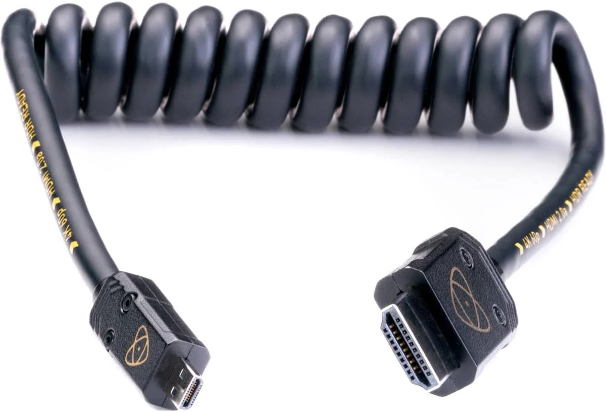 کابل HDMI Atomos ATOM4K60C1 میکرو 30 سانتی متر، اتصال Cast (60 سانتی متر افزایش یافته)، مشکی