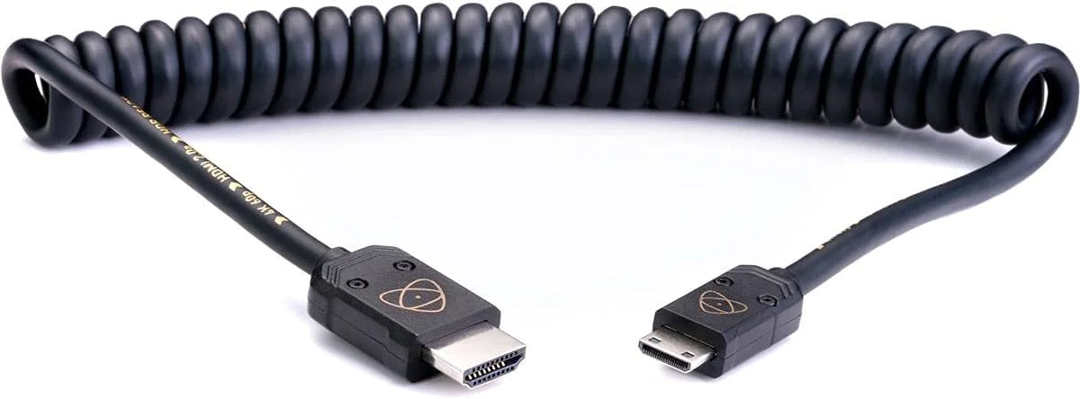 کابل HDMI مینی Atomos ATOM4K60C4، طول 40 سانتی متر با قابلیت افزایش تا 80 سانتی متر، رنگ مشکی