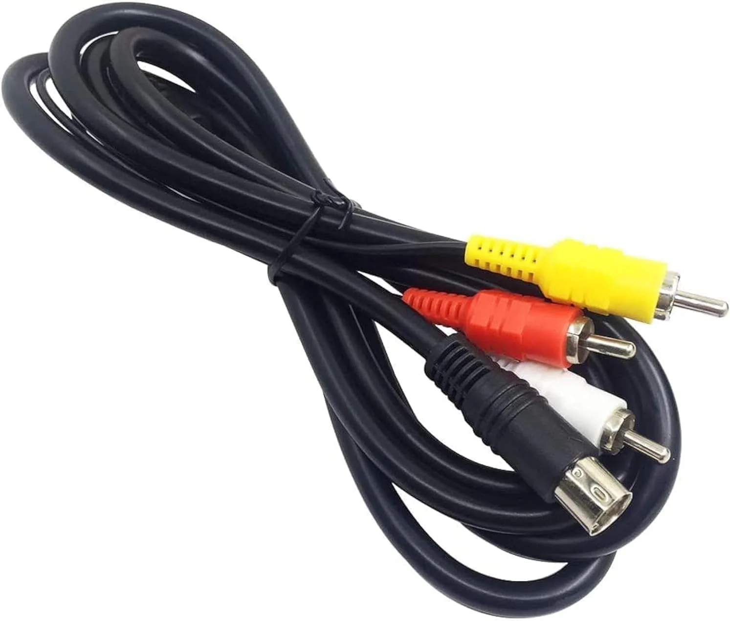 کابل صوتی و تصویری برای سگا مگا درایو جنسیس 2 و 3 مدل 1631 و 1461 نومد یا پورت 9 پین به تلویزیون پروژکتور پورت های صدای ویدیویی کامپوزیت توسط Ngeer