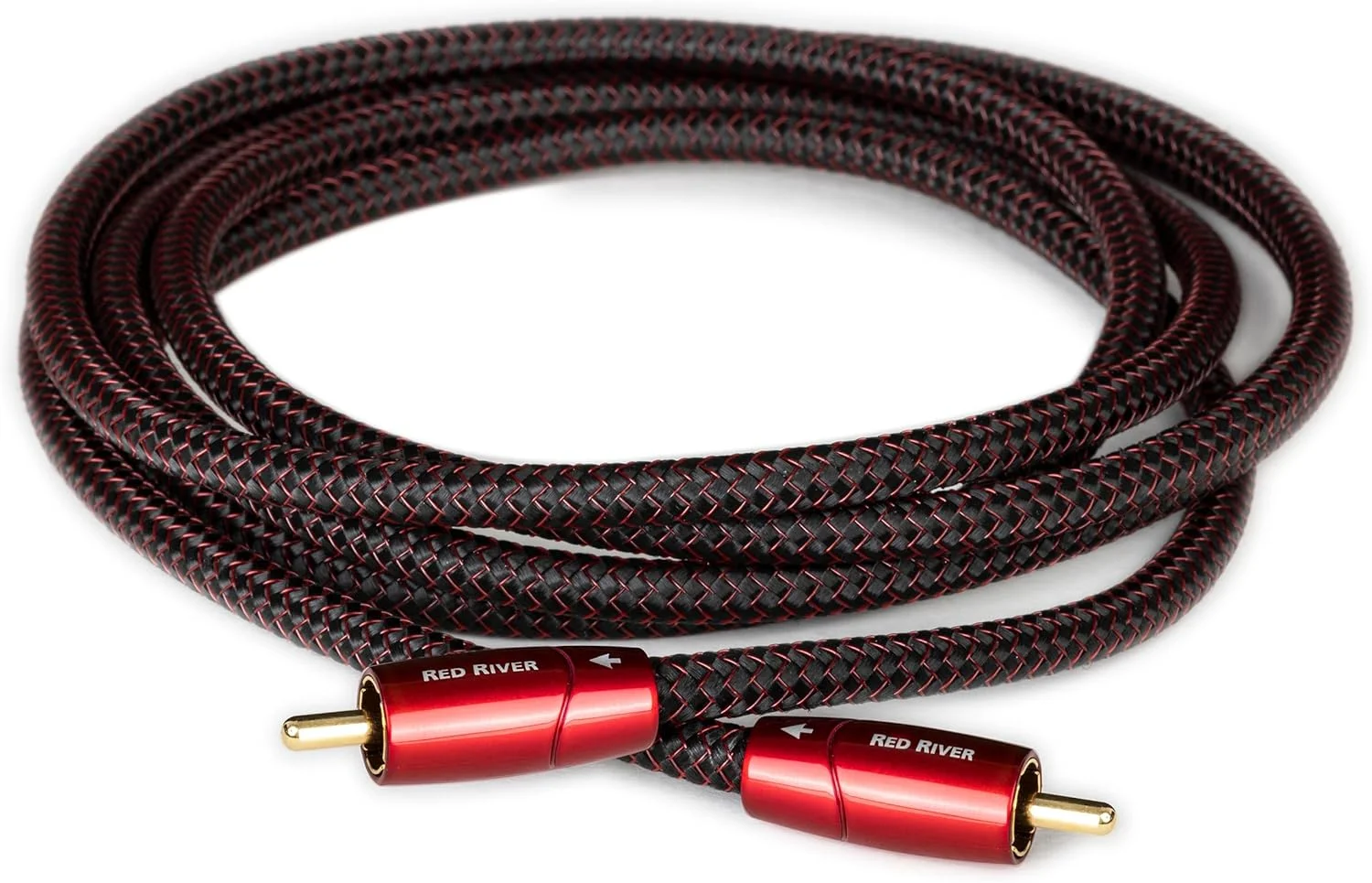 کابل صوتی 0.5 متری AudioQuest Red River RCA مشکی - کابل صوتی (RCA, RCA, 0.5 متر, مشکی)