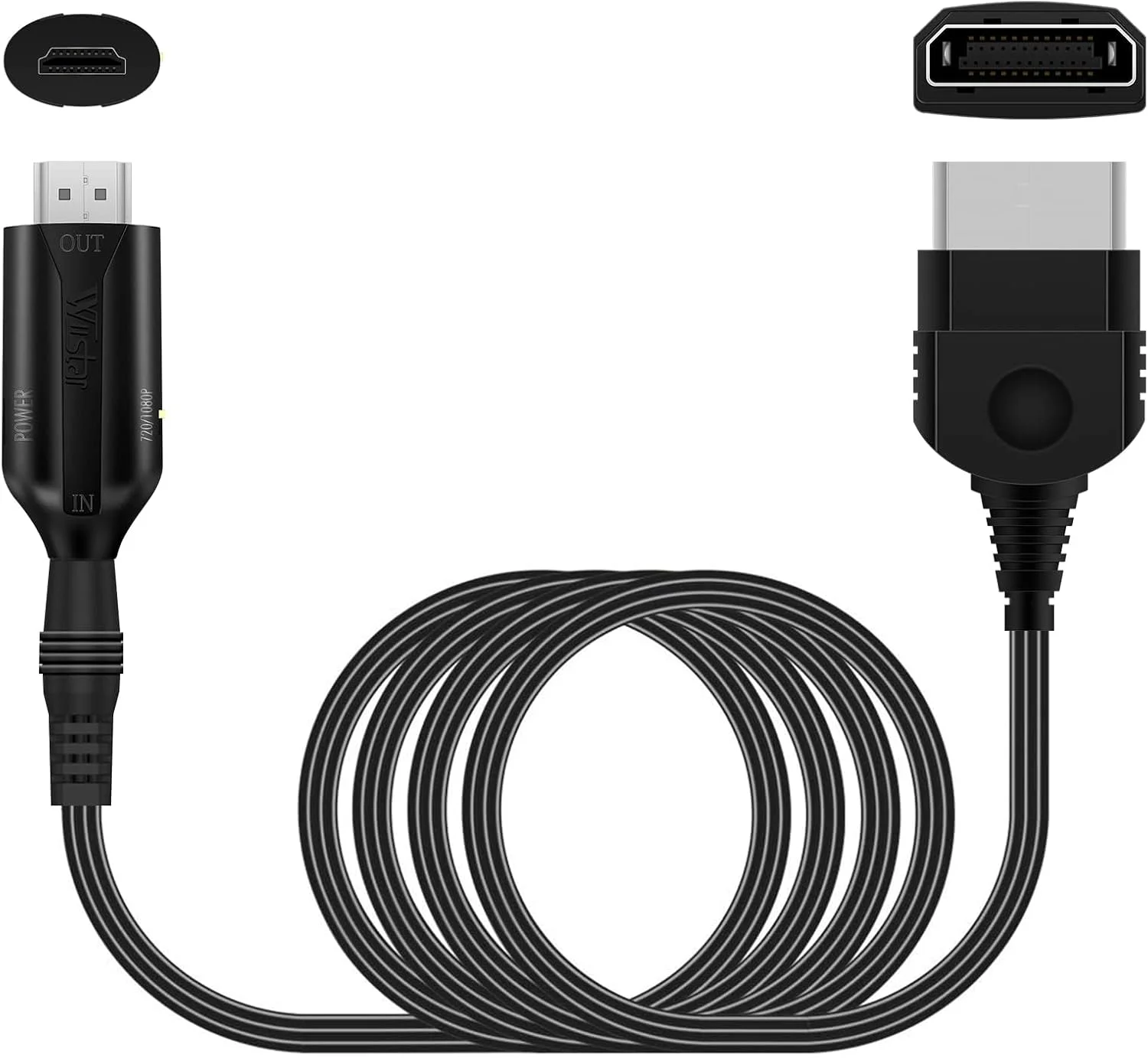 کابل تبدیل اورجینال ایکس باکس به HDMI با طول 1 متر، کابل اتصال HD برای آداپتور تبدیل صدا و تصویر ایکس باکس اورجینال مناسب کنسول ایکس باکس اورجینال