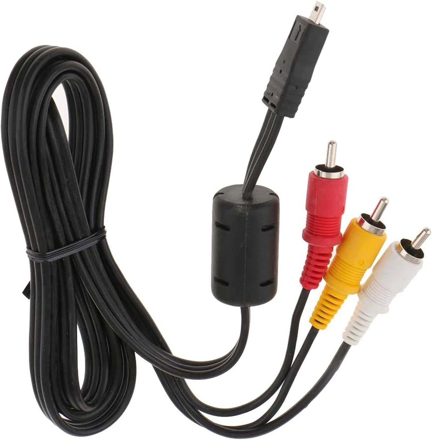 کابل AV جایگزین AXIYIBZI، کابل خروجی تلویزیون صوتی و تصویری مینی 8 پین به 3RCA برای مدل های EG-CP16 CoolPix AW100 AW110 L840 L830 L820 L810 S9100 S1200pj D3200 D3300 D5200 D5300 D3400 D3100 D5100 D5200