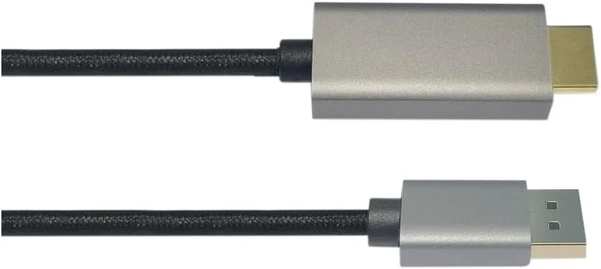 کابل تبدیل DisplayPort به HDMI برای انتقال صدا و تصویر 4K 60Hz، مناسب برای اتصال دستگاه‌های چندرسانه‌ای به نمایشگرها و پروژکتورها