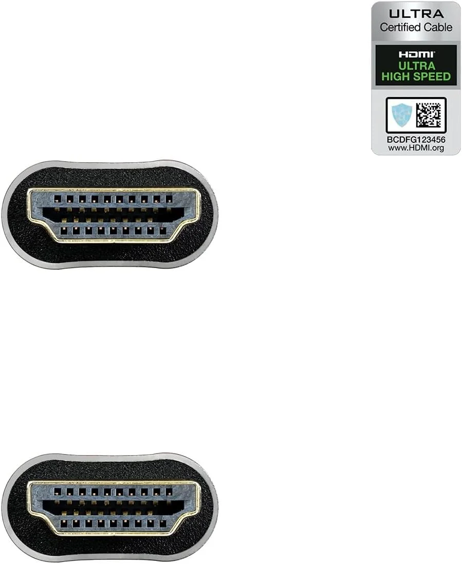 کابل HDMI 2.1 سرعت فوق العاده بالا M-M مشکی 3 متری پشتیبانی از کیفیت حداکثر ویدئو و صدا 8K 60Hz ایده آل برای تلویزیون، کنسول ها و کامپیوتر