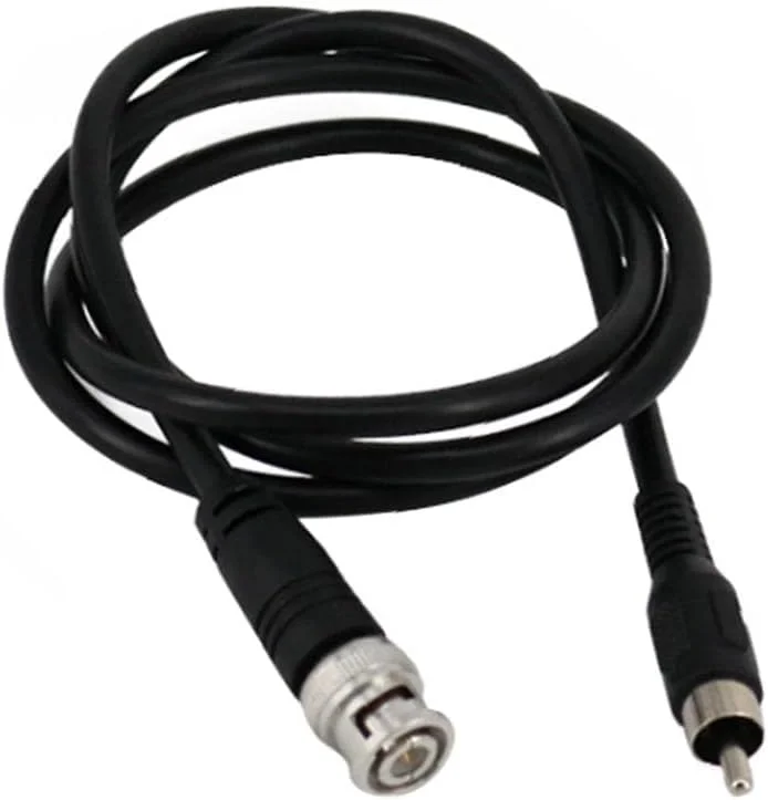 کابل نر RCA به نر BNC به طول 3 فوت، کابل ویدیویی BNC نر به AV، کابل افزایش صدا، برای اتصال ویدیویی مشکی با دوام فوق العاده