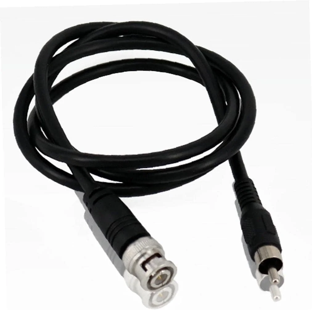 کابل نر RCA به نر BNC به طول 3 فوت، کابل ویدیویی BNC نر به AV، کابل افزایش صدا، برای اتصال ویدیویی مشکی با دوام فوق العاده