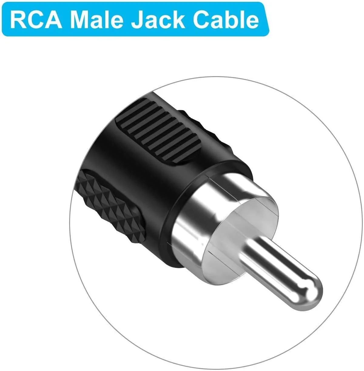 کابل RCA به سیم لخت (بسته 2 عددی 22AWG 2 متری) جایگزین آداپتور اتصال دهنده جک نری RCA به سیم لخت کابل صوتی تصویری RCA برای تعمیر