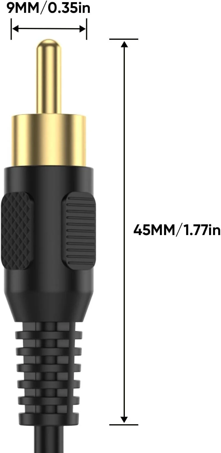 تبدیل RCA به سیم بلندگو CableCreation، 2 کابل سیم لخت به آداپتور دوشاخه RCA سازگار با آمپلی فایر بلندگو، گیرنده صوتی و تصویری AV، تلویزیون، ساب ووفر (2 عدد 20AWG 1 متر) تبدیل RCA به سیم بلندگو CableCreation، 2 کابل سیم لخت به آداپتور دوشاخه RCA سازگار با آمپلی فایر بلندگو، گیرنده صوتی و تصویری AV، تلویزیون، ساب ووفر (2 عدد 20AWG 1 متر)