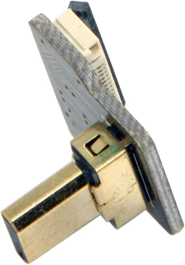 تبدیل میکرو HDMI نوع D نر به بالا با زاویه 90 درجه برای FPV HDTV Multicopter عکاسی هوایی