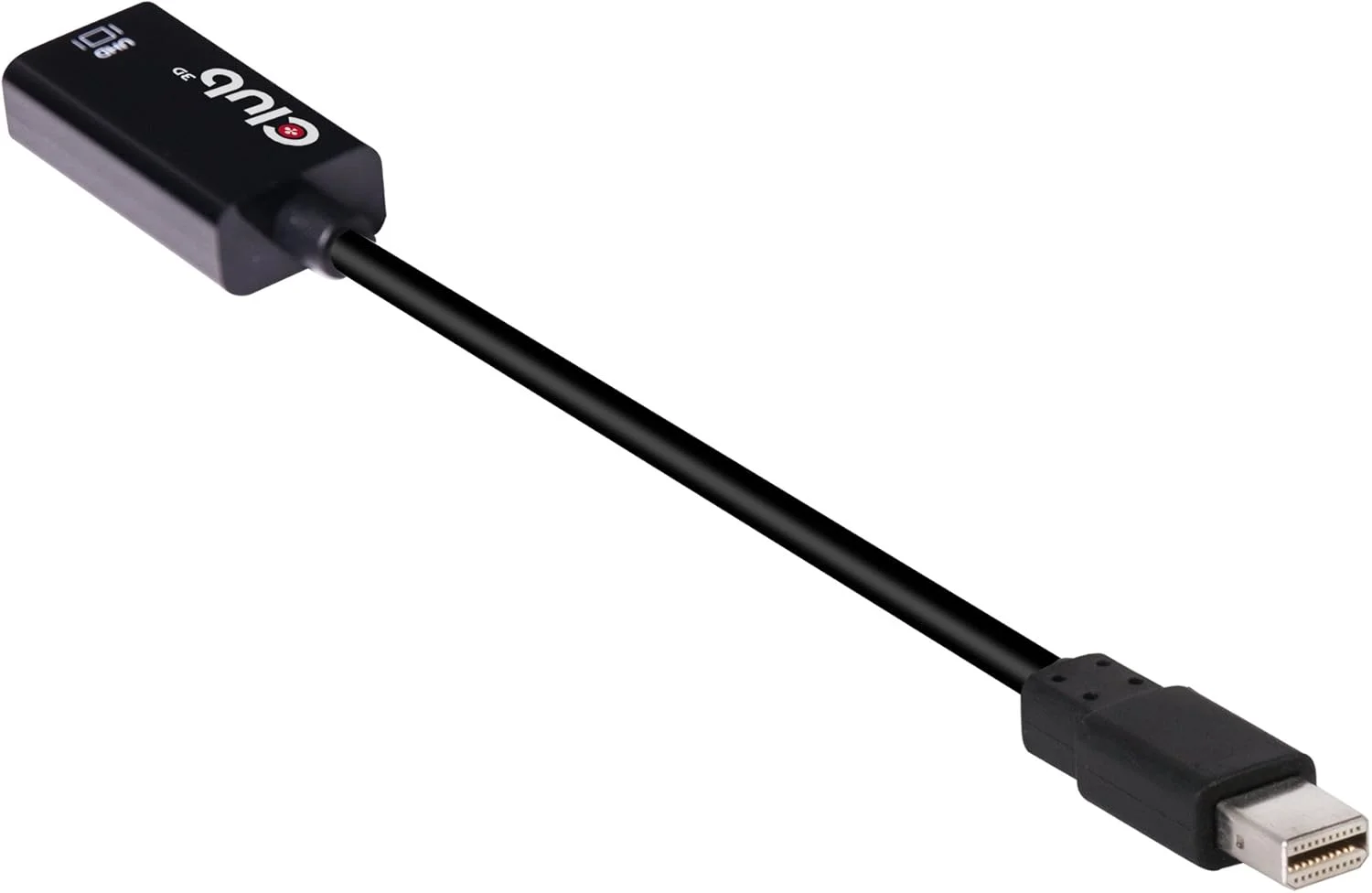 تبدیل مینی دیسپلی پورت 1.4 نر به HDMI 2.0A مادگی/نر 4K 60HZ HDR ساپورت، مشکی مدل CLUB3D CAC-1180