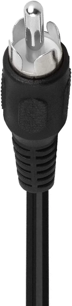 کابل Y یک RCA نر به دو RCA استریو مادگی، دوشاخه RCA به آداپتور Y دوگانه RCA، کابل تقسیم کننده بلندگو RCA - طول 8 اینچ