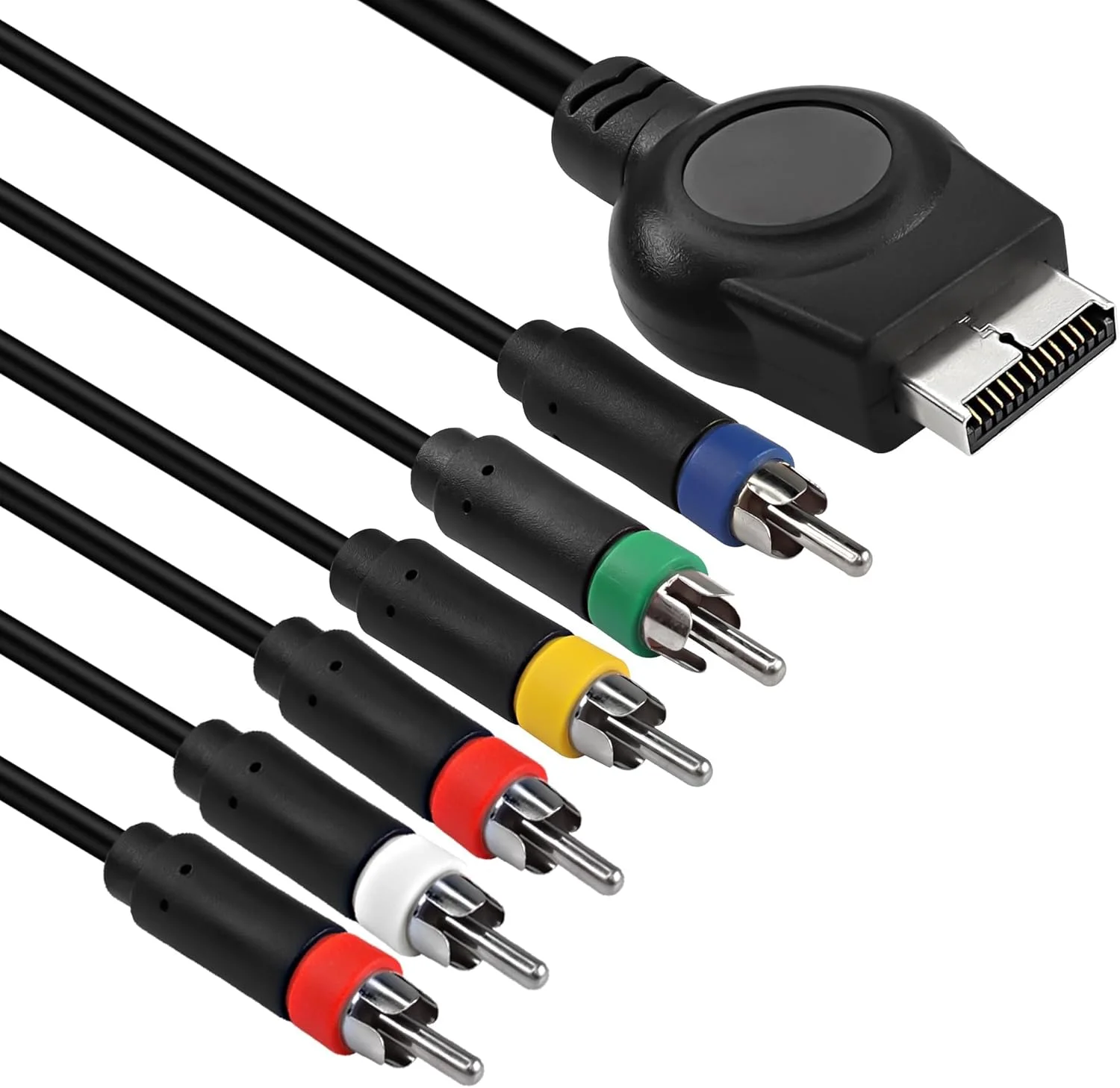 کابل کامپوننت AV، کابل تبدیل آداپتور صوتی تصویری RCA، تبدیل به HDTV EDTV، کابل صوتی تصویری HD 5RCA YPbPr Component + کابل صوتی تصویری RCA برای کنسول PS2 / PS3 - 1.8 متر، مشکی کابل کامپوننت AV، کابل تبدیل آداپتور صوتی تصویری RCA، تبدیل به HDTV EDTV، کابل صوتی تصویری HD 5RCA YPbPr Component + کابل صوتی تصویری RCA برای کنسول PS2 / PS3 - 1.8 متر، مشکی