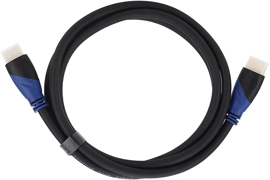 کابل HDMI، کابل چند رسانه ای با کیفیت بالا 30AWG، سیم هسته مسی خالص، کابل HDMI دو رنگ برای تجهیزات صوتی و تصویری (1.5 متر)