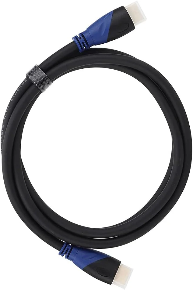 کابل HDMI، کابل چند رسانه ای با کیفیت بالا 30AWG، سیم هسته مسی خالص، کابل HDMI دو رنگ برای تجهیزات صوتی و تصویری (1.5 متر)