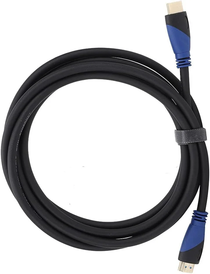 کابل HDMI، کابل چند رسانه ای با کیفیت بالا 30AWG با هسته سیم مسی خالص، کابل HDMI دو رنگ برای تجهیزات صوتی و تصویری (3 متر)