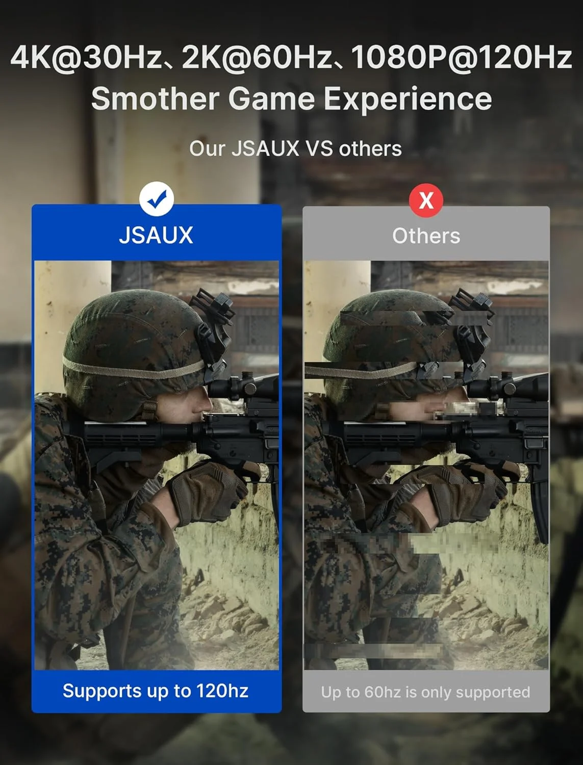 کابل DisplayPort به HDMI با طول 3 متر، کابل ویدئویی نر به نر DP به HDMI با روکش نایلونی بافته شده FHD، سازگار با مانیتور، پروژکتور، کامپیوتر، AMD، NVIDIA، Lenovo، HP - خاکستری