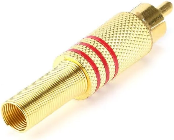 فیش RCA صوتی DKURVE®، فیش نر طلایی استریو AV، کابل خروجی تلویزیون، فیش RCA نر صوتی تصویری، اتصال دهنده نر فیش RCA برای کابل استریو، آداپتور جک صوتی تصویری برای فیش اتصال دهنده بلندگو فیش RCA صوتی DKURVE®، فیش نر طلایی استریو AV، کابل خروجی تلویزیون، فیش RCA نر صوتی تصویری، اتصال دهنده نر فیش RCA برای کابل استریو، آداپتور جک صوتی تصویری برای فیش اتصال دهنده بلندگو