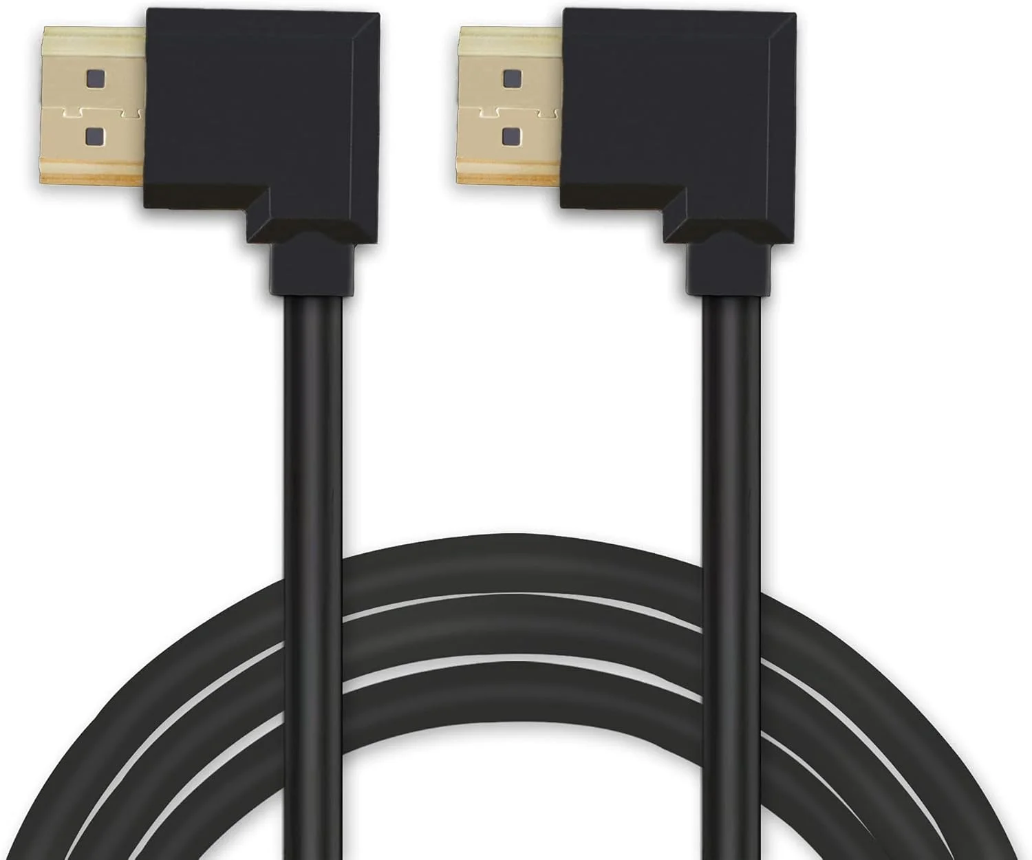 کابل HDMI زاویه دار GINTOOYUN، کابل 90 درجه HDMI نر به نر 1 متری، پشتیبانی از 4K Ultra HD، ویدئو سه بعدی، اترنت، کانال بازگشت صدا (چپ) کابل HDMI زاویه دار GINTOOYUN، کابل 90 درجه HDMI نر به نر 1 متری، پشتیبانی از 4K Ultra HD، ویدئو سه بعدی، اترنت، کانال بازگشت صدا (چپ)