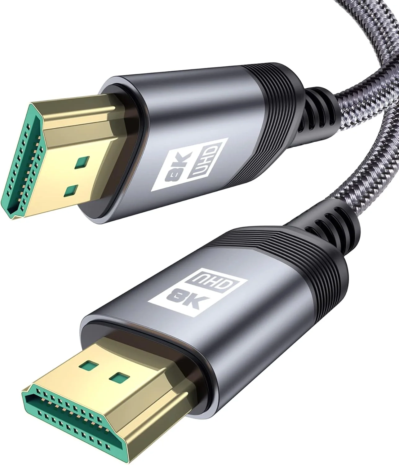 کابل HDMI سوگارد 8K 10 متری [8K@60Hz, 4K@144Hz]، کابل HDMI 8K HDMI 2.1 با سرعت فوق العاده بالا با روکش بافته شده 48 گیگابیت بر ثانیه، HDR دینامیک eARC Dolby سازگار با MacBook Roku TV PS5 PS4 Xbox پروژکتور لپ تاپ Blu-ray