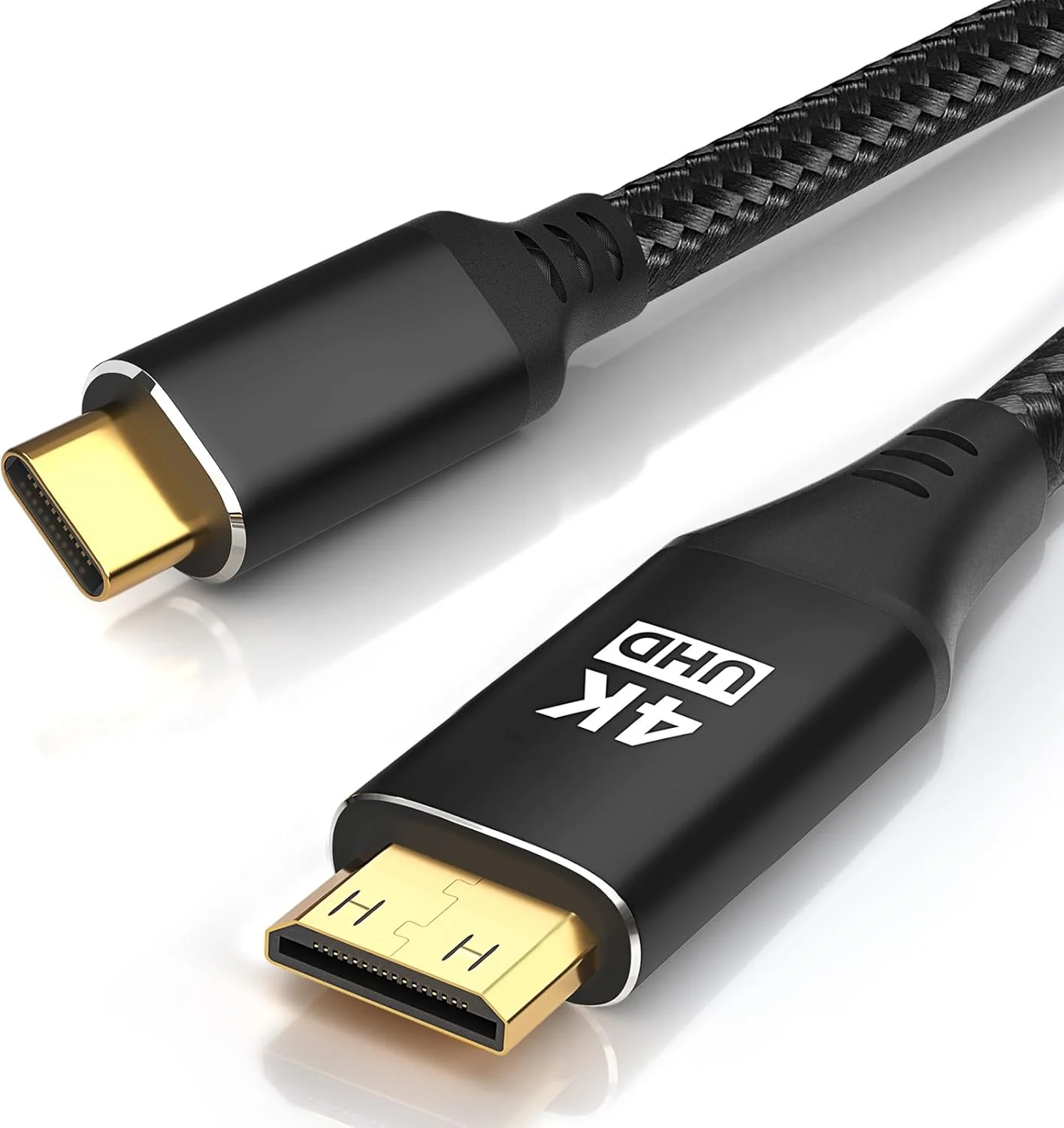 کابل USB C به Mini HDMI طول 3 فوت، کابل 4K با سرعت بالا 4K@30/2K@60Hz/1080P نوع C به Mini HDMI یک طرفه برای مانیتور قابل حمل، Steam Deck، ROG Ally، لپ تاپ، MacBook، iPad Pro، iPhone 15 کابل USB C به Mini HDMI طول 3 فوت، کابل 4K با سرعت بالا 4K@30/2K@60Hz/1080P نوع C به Mini HDMI یک طرفه برای مانیتور قابل حمل، Steam Deck، ROG Ally، لپ تاپ، MacBook، iPad Pro، iPhone 15