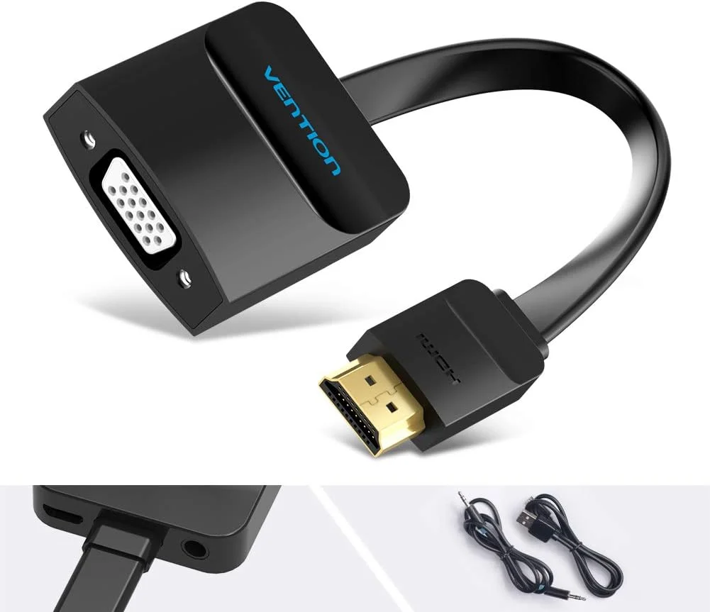 تبدیل HDMI به VGA 1080P ونشن (کامپیوتر، لپ تاپ) به VGA (تلویزیون، نمایشگر، پروژکتور) به همراه پورت صدا و منبع تغذیه تبدیل HDMI به VGA 1080P ونشن (کامپیوتر، لپ تاپ) به VGA (تلویزیون، نمایشگر، پروژکتور) به همراه پورت صدا و منبع تغذیه
