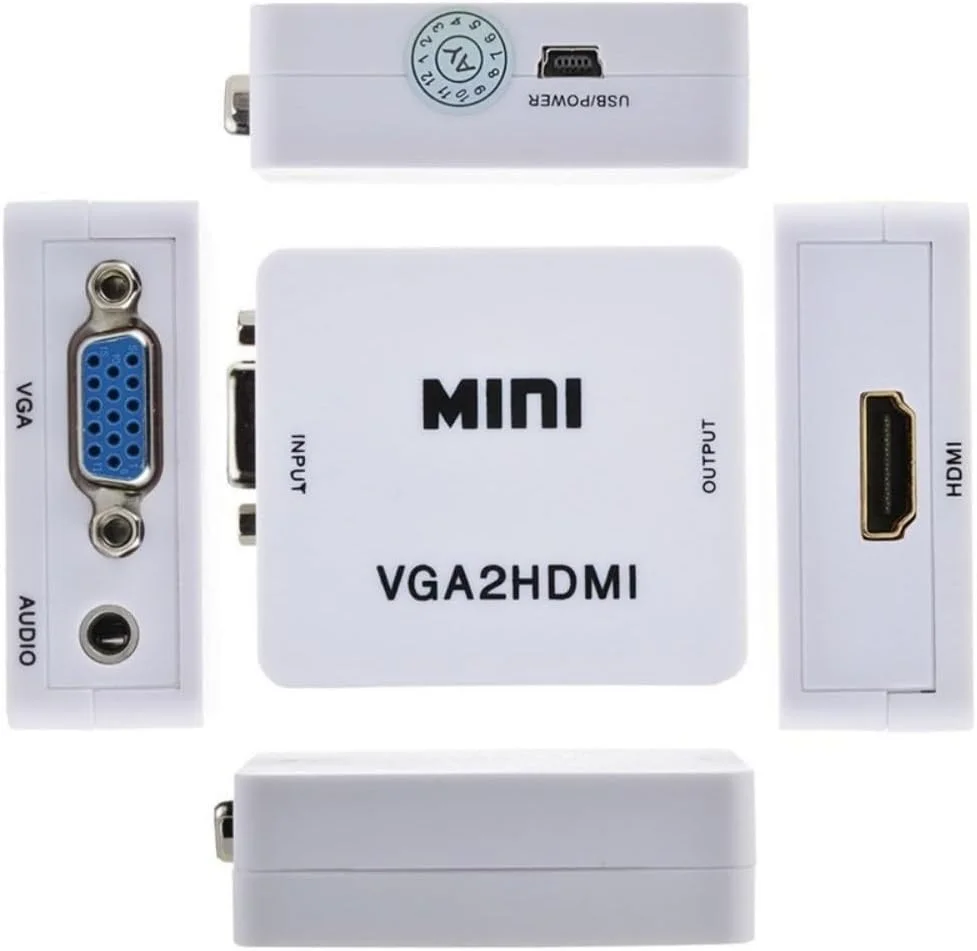 تبدیل کننده VGA به HDMI با کیفیت 1080p همراه با صدا - VGA2HDMI