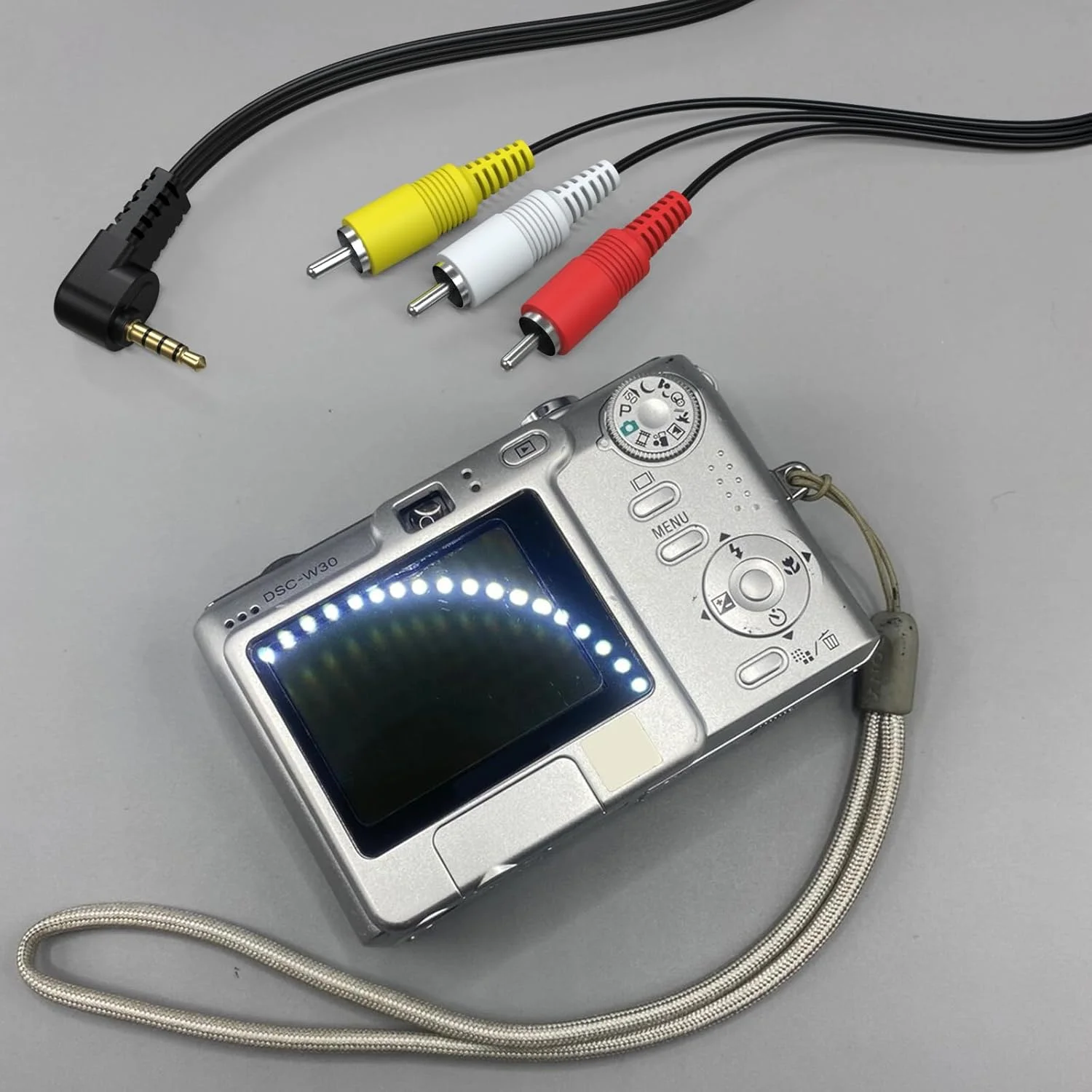 کابل AV مدل VMC-20FR سازگار با دوربین های سونی، کابل صوتی و تصویری 3.5 میلی متری به RCA برای DSC-T500, TX9, WX5, W55, N1, R1, CCD-TRV138, DCR-TRV280, HDR-FX1, VX2100 و غیره - طول 1.2 متر