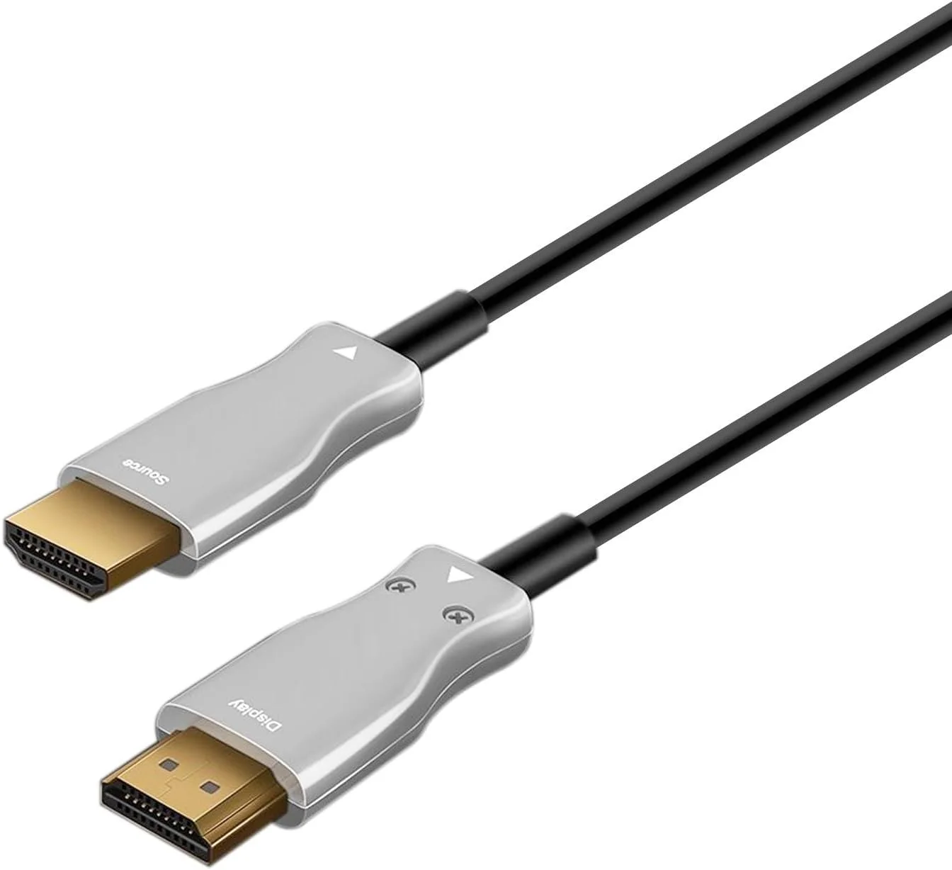 کابل HDMI فیبر نوری ولت شاین، 50 متری، مناسب برای انتقال ویدئو و صدا با سرعت بالا کابل HDMI فیبر نوری ولت شاین، 50 متری، مناسب برای انتقال ویدئو و صدا با سرعت بالا