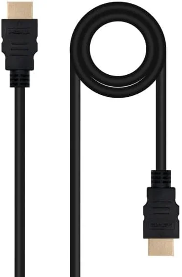 کابل HDMI مشکی 0.5 متری V2.0 سازگار با کیفیت 4K، انتقال صدا و تصویر