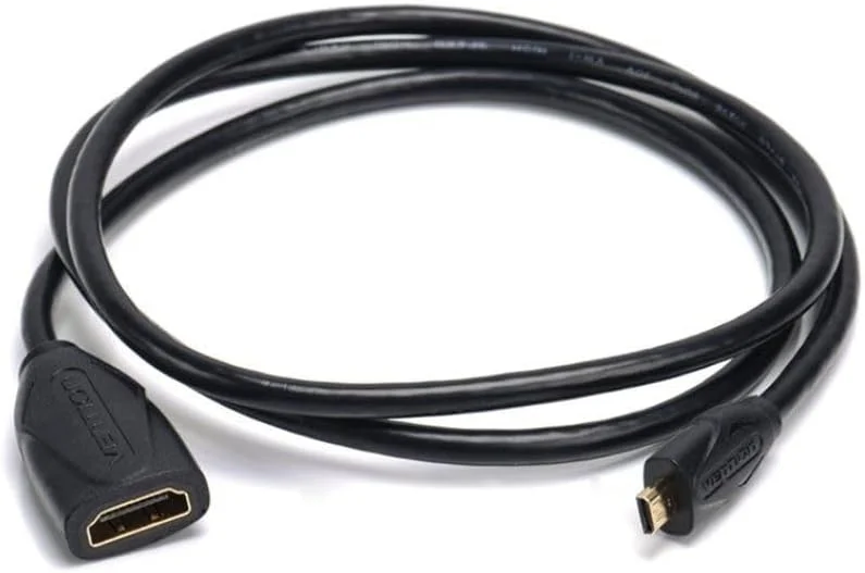 کابل افزایش طول میکرو HDMI واتیو ویو 1 متری 4K نر به نر، ایده آل برای انتقال صدا و تصویر HD، سازگار با دستگاه های میکرو HDMI