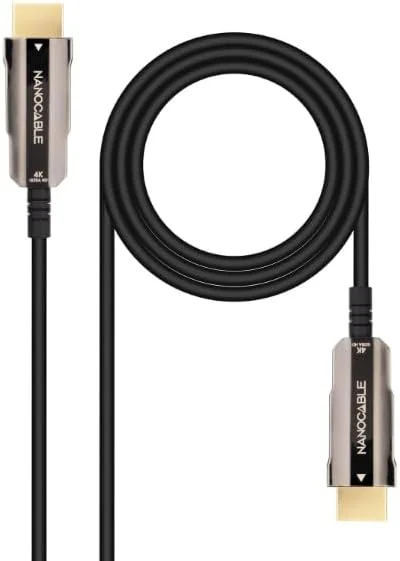کابل HDMI Watio Wave - کابل 4K v2.0، اتصالات A/M، 20 متر، سرعت بالا، ایده آل برای ویدئو و صدای HD، جنس بادوام