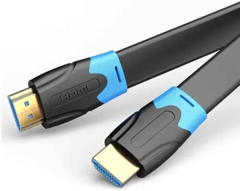 کابل HDMI - کابل HDMI V2.0 4K نر به نر طول 1.5 متر مشکی ایده آل برای انتقال صدا و تصویر HD