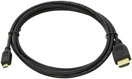 کابل میکرو HDMI به HDMI واتیو ویو - کابل 1.8 متری نر به نر، ایده آل برای انتقال صدا و تصویر با کیفیت بالا. سازگار با دستگاه های HDMI.