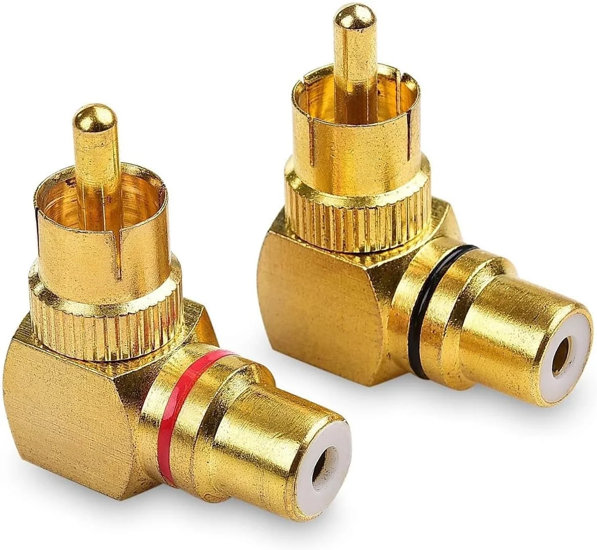 آداپتور RCA زاویه راست 90 درجه، 2 عددی، تبدیل کننده نری به مادگی RCA، آداپتور زاویه دار برای آمپلی فایر HiFi، آداپتور RCA استریو صوتی یا تصویری AV، کابل RCA 90 درجه آداپتور RCA زاویه راست 90 درجه، 2 عددی، تبدیل کننده نری به مادگی RCA، آداپتور زاویه دار برای آمپلی فایر HiFi، آداپتور RCA استریو صوتی یا تصویری AV، کابل RCA 90 درجه