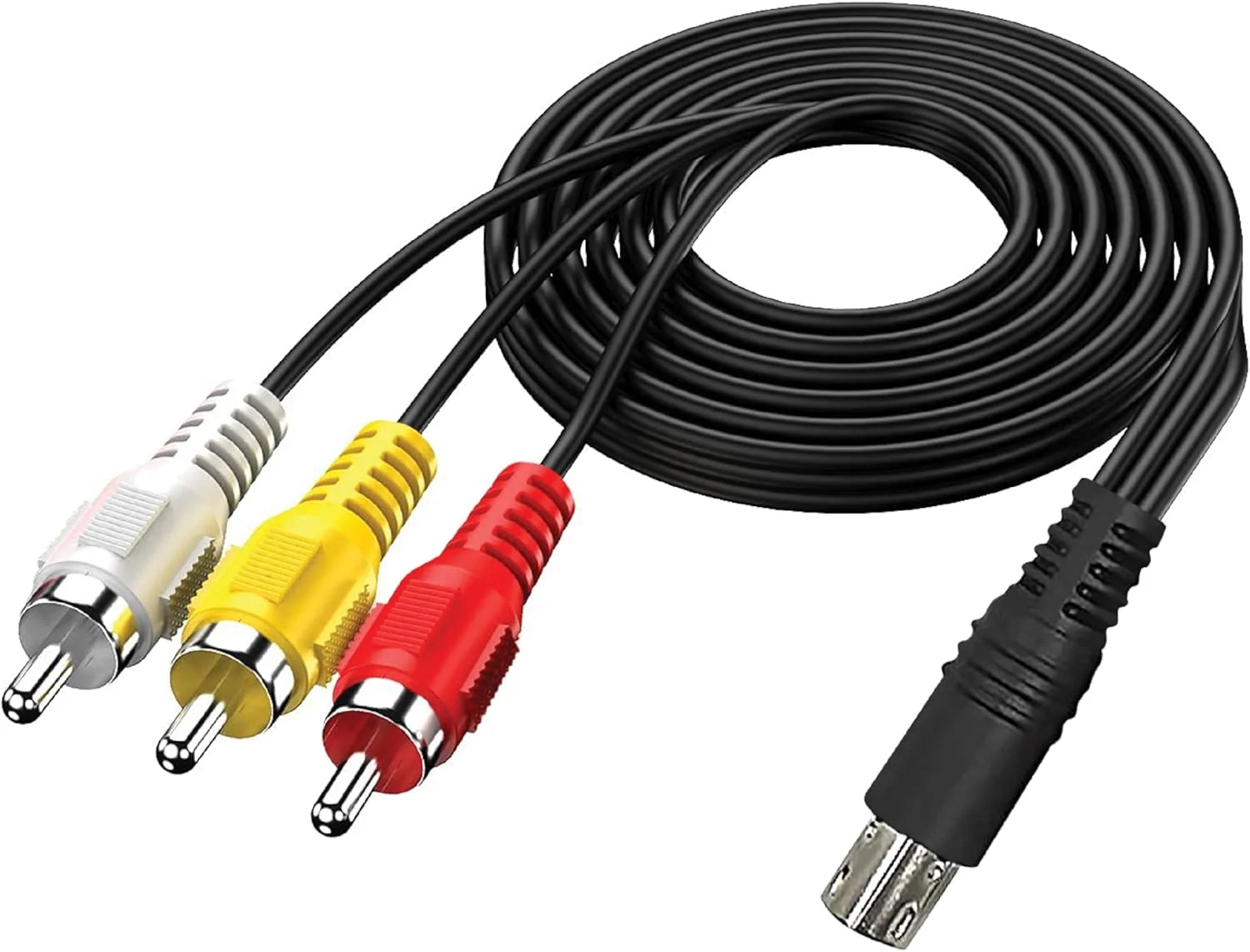 کابل صوتی و تصویری AV آداپتور سیم اتصال RCA به تلویزیون برای SEGA Genesis 2 & 3 مدل 1631 1461 Nomad یا 32x پلاگین 9 پین به پورت های صوتی و تصویری کامپوزیت پروژکتور تلویزیون