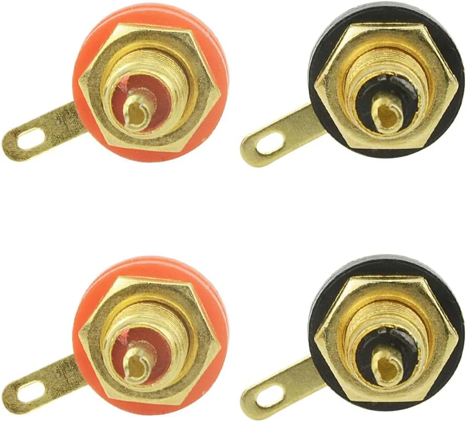 WMYCONGCONG بسته 14 عددی کانکتور مادگی RCA برای نصب روی پنل شاسی، مناسب برای ترمینال صوتی آمپلی فایر