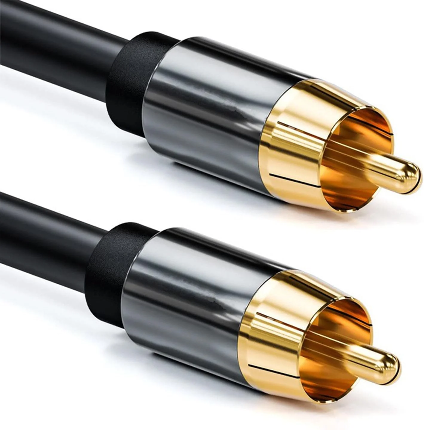 کابل کواکسیال صوتی دیجیتال RCA مدل XMUXI، کابل ساب ووفر RCA به RCA نر به نر برای آمپلی فایرها/Hi-Fi ها، سیگنال های صوتی و ویدیویی کامپوزیت (2 متر) کابل کواکسیال صوتی دیجیتال RCA مدل XMUXI، کابل ساب ووفر RCA به RCA نر به نر برای آمپلی فایرها/Hi-Fi ها، سیگنال های صوتی و ویدیویی کامپوزیت (2 متر)