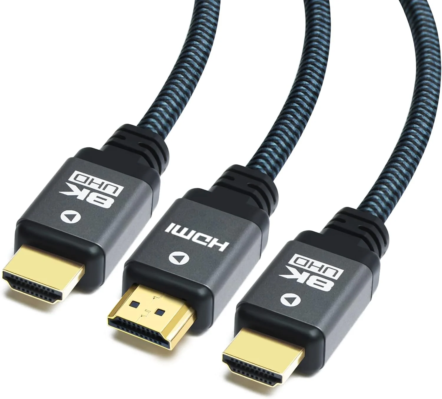 کابل HDMI یاهودی 8K، طول 1 متر، بسته 3 عددی، کابل های HDMI 2.1 با سرعت بالا 48 گیگابیت بر ثانیه، پشتیبانی از 8K 60Hz، 4K 240Hz، 144Hz، 120Hz، HDR پویا، 4:4:4، HDCP 2.3، eARC، Dolby، 3D، VRR، Roku TV، مانیتور PC، Blue-Ray، PS5، Xbox کابل HDMI یاهودی 8K، طول 1 متر، بسته 3 عددی، کابل های HDMI 2.1 با سرعت بالا 48 گیگابیت بر ثانیه، پشتیبانی از 8K 60Hz، 4K 240Hz، 144Hz، 120Hz، HDR پویا، 4:4:4، HDCP 2.3، eARC، Dolby، 3D، VRR، Roku TV، مانیتور PC، Blue-Ray، PS5، Xbox