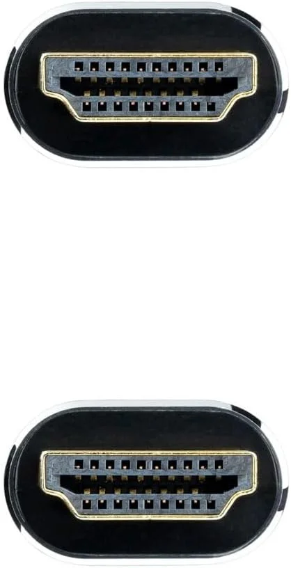 کابل HDMI 2.1 8K A/M-A/M مشکی 2.0 متری سرعت بالا، ایده آل برای تلویزیون ها و دستگاه های صوتی و تصویری