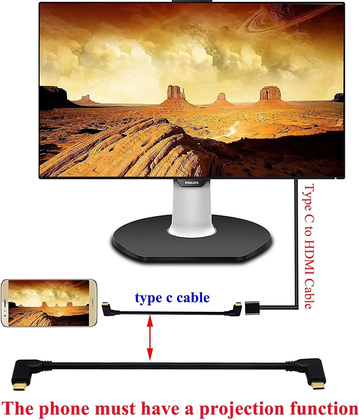 کابل افزایش طول Type c 3.1 با زاویه 90 درجه USB 3.1 Type C نر به نر Gen 2 (10Gbps)، پشتیبانی از انتقال داده، صدا و تصویر (20 سانتی متر، نر به نر)