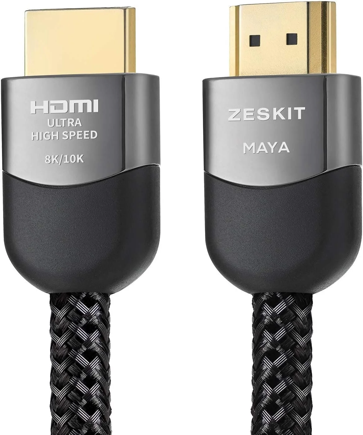 کابل HDMI 2.1 Zeskit Maya با طول 1.5 متر، 8K، 4K120Hz و سرعت 48Gbps برای eARC، ساندبار، اترنت و گیمینگ 144Hz، دارای گواهینامه سرعت فوق العاده بالا، HDR، VRR و HDCP 2.2 2.3، سازگار با Dolby Vision Atmos، Apple TV، Xbox Series X و PS5