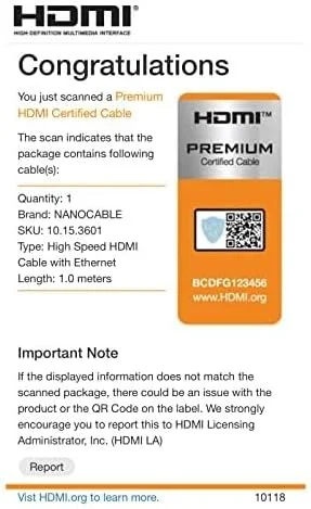 کابل HDMI لِویتانتِس - کابل بهینه نسخه 2.0، 4k@60hz، کانکتورهای نری به نری، طول 1 متر، سازگار با صوتی و تصویری دیجیتال