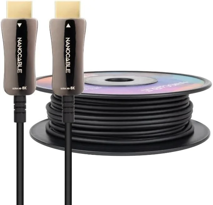 کابل HDMI v2.1 AOC 8K@60HZ 50M سرعت بالا، پشتیبانی از صدا و تصویر با کیفیت بالا، ایده آل برای سینمای خانگی و بازی