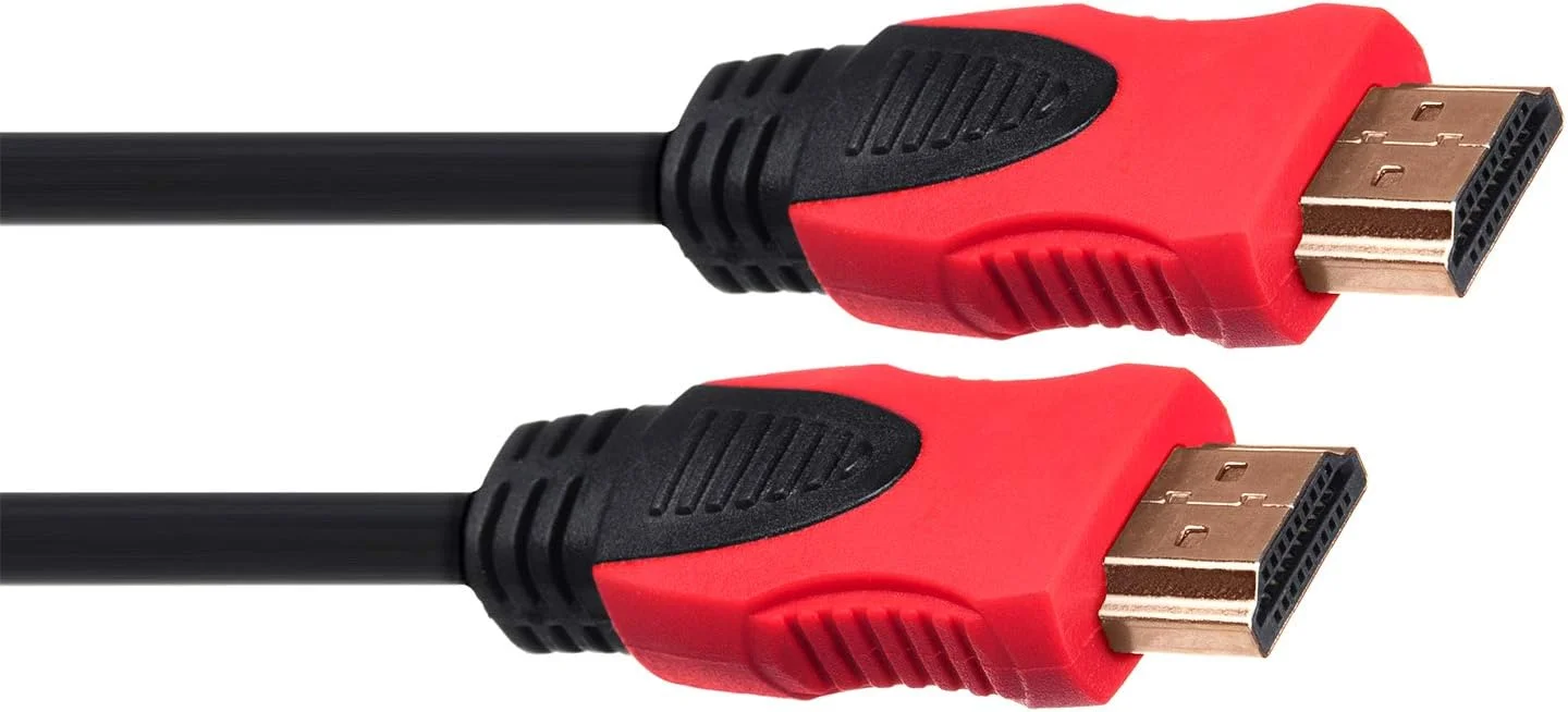 کابل HDMI به HDMI ورژن 1.4 مک‌لین طلایی، اتصال صوتی و تصویری با فریت بید (1.8 متر)